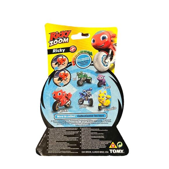 Ricky Zoom Toy Motorcycle 3 Inch Action Figure Bike-Vehicle Toys NEW - Picture 2 of 4